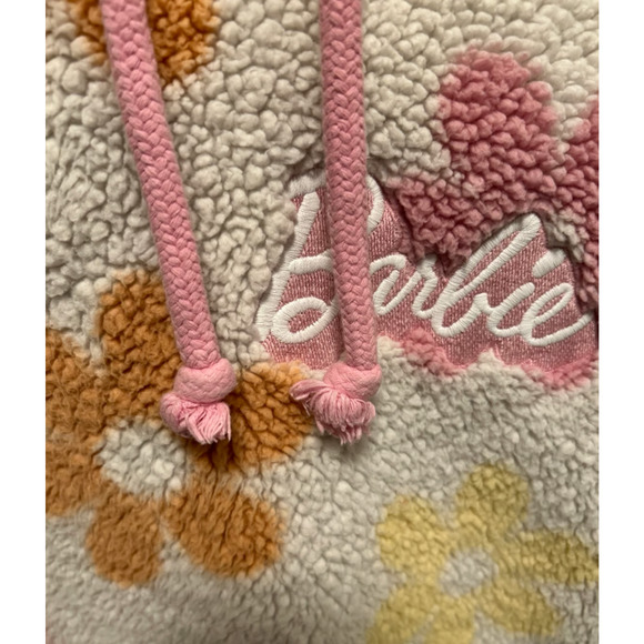 New Barbie Fleece Hooded Pullover Size S - Picture 5 of 7